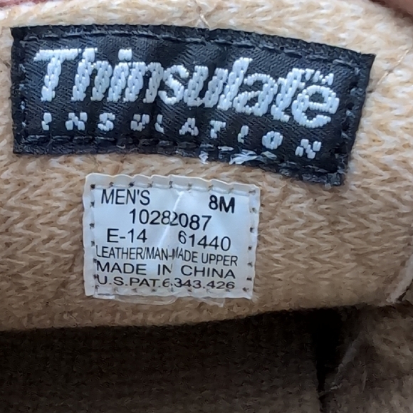 Mens Sperry's Top Sider ,Thinsulate Leather Non Marking Cold Bay 3 Eye Boot,8M - Picture 9 of 9